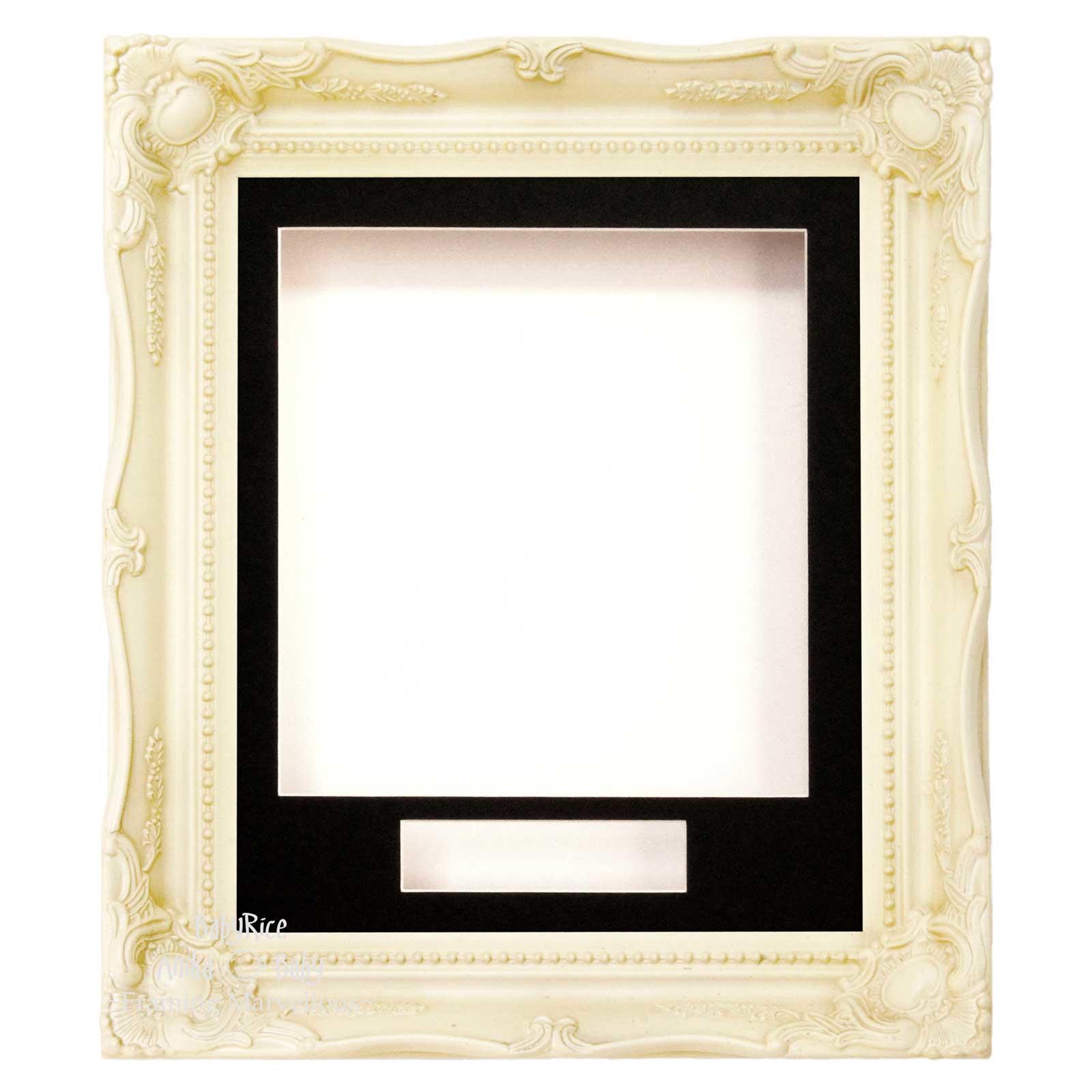 Ornate Swept Antique Picture Frame Photo Frame With Mount French Style 