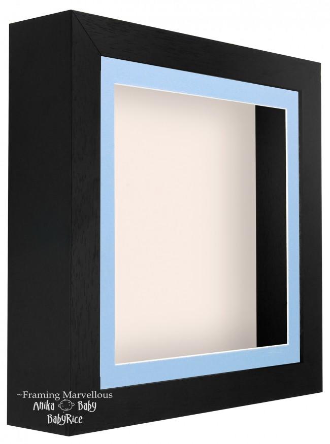 Black Shadow Box Deep Display 3D Wooden Frame Square, Popular Sizes 8x8 ...