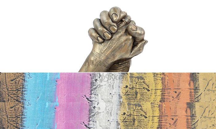 Painting hand & foot plaster casts – how to get the perfect paint finish