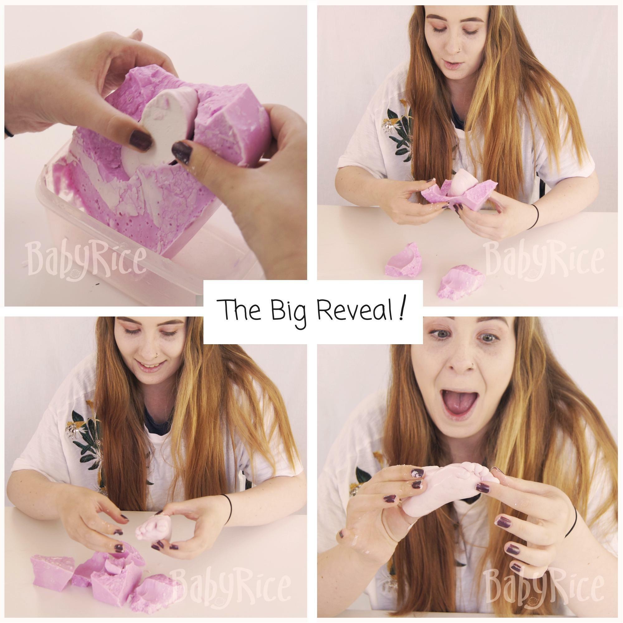 Large 3D Baby Casting Kit, Bronze Paint, Boxed Unique New Baby Gift