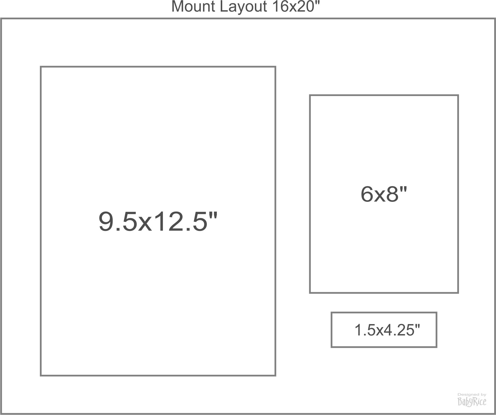 16x20 with 3 Aperture Specification