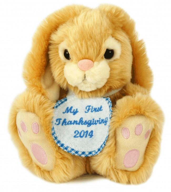 Personalised Felt Badge Honey Rabbit Small 18cm