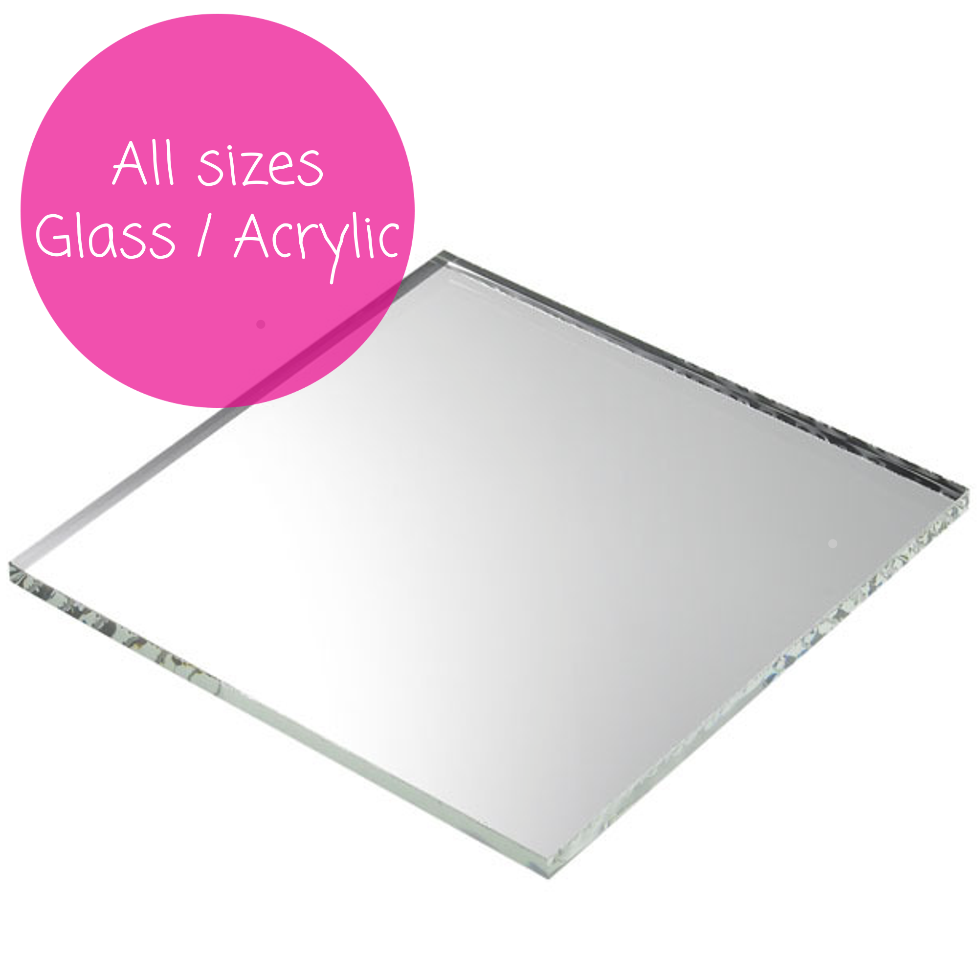 Glass or Acrylic Styrene for Picture Frame Photo Framing Spare Replacement