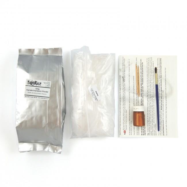 Contents of BabyRice Value Paw Casting Kit