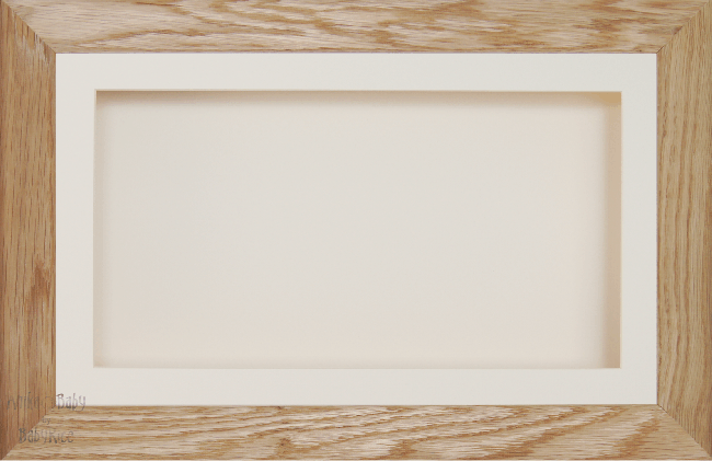 Solid Oak Wood Wooden Deep Shadow Box, White Wooden Picture Frames Uk