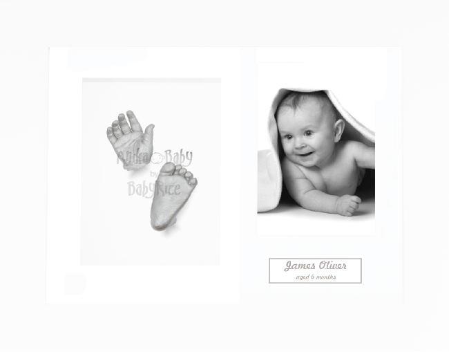 Stunning Baby Casting Kit, all White Frame, Silver Paint