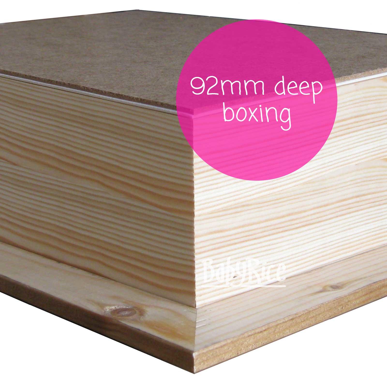 92mm deep inner pine box depth