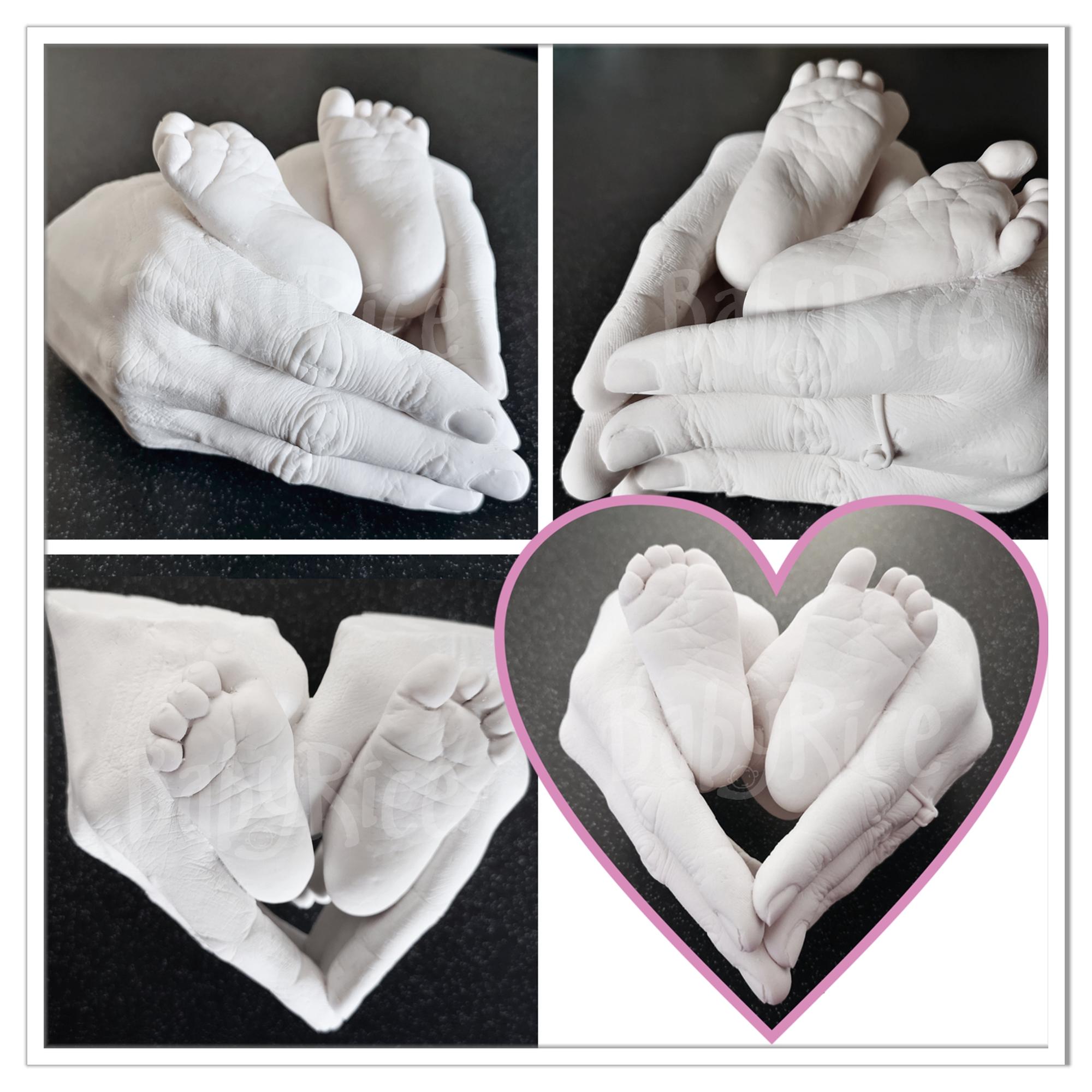 BabyRice's Customer Photo Gallery of 3D Hand Cast and Family Castings