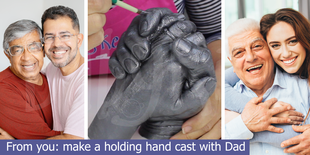Couple Holding Hand Casting Kit