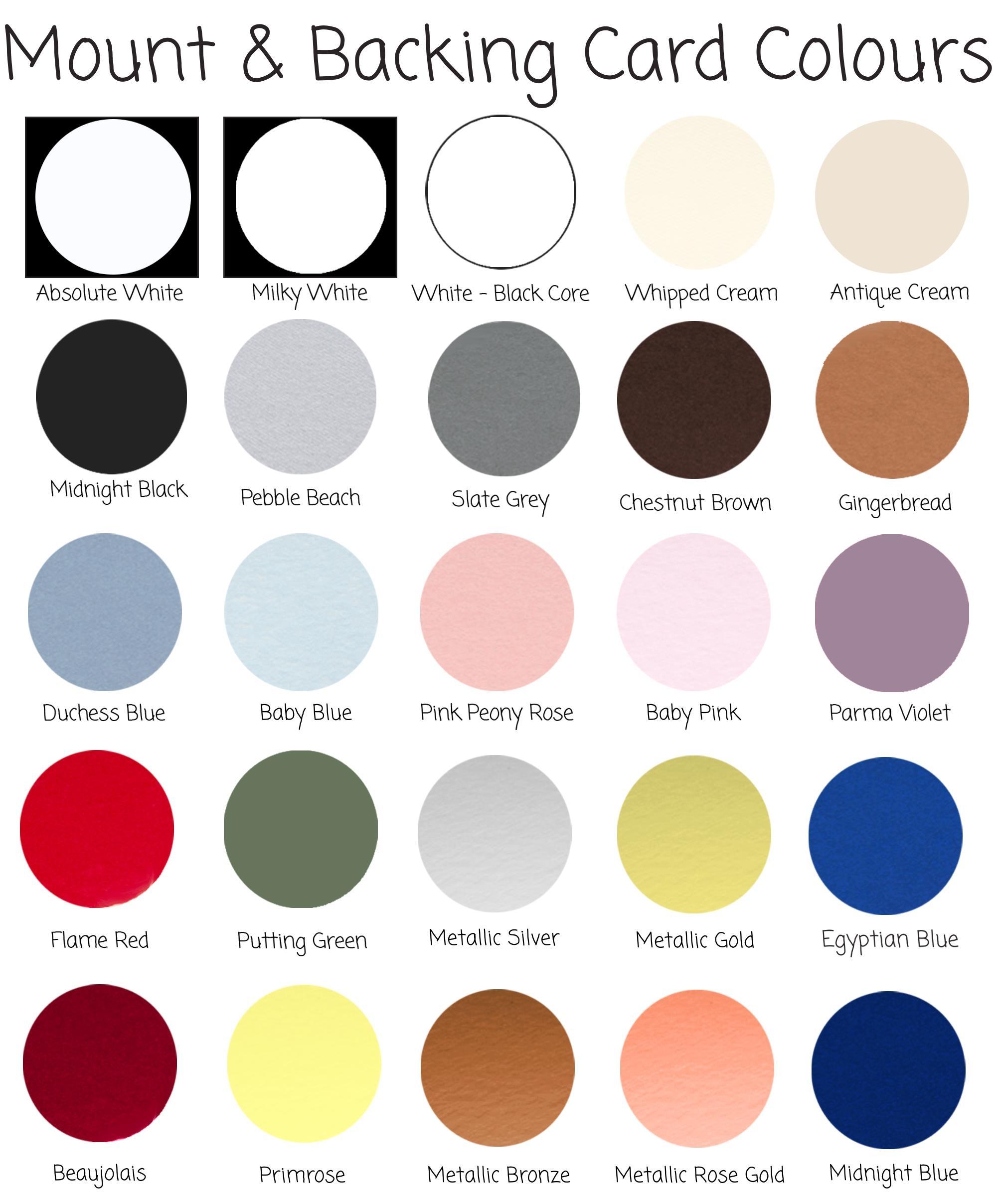 Choose your insert colours