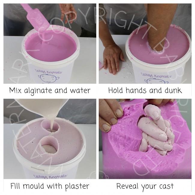 Easy to follow instructions included with every hand casting kit