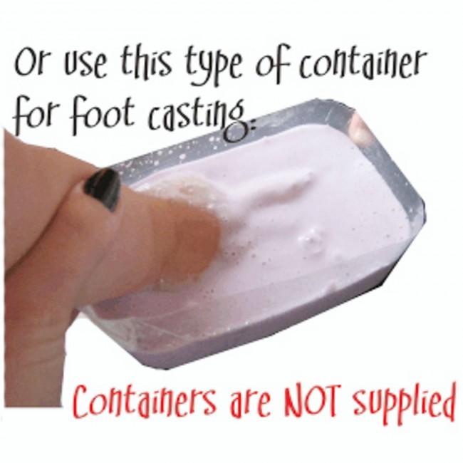 Foot into Alginate to make the Mold