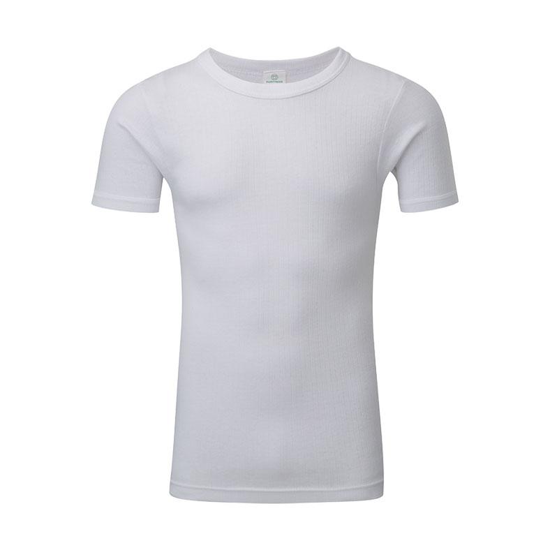 Fortress Thermal Short Sleeve Vest in White