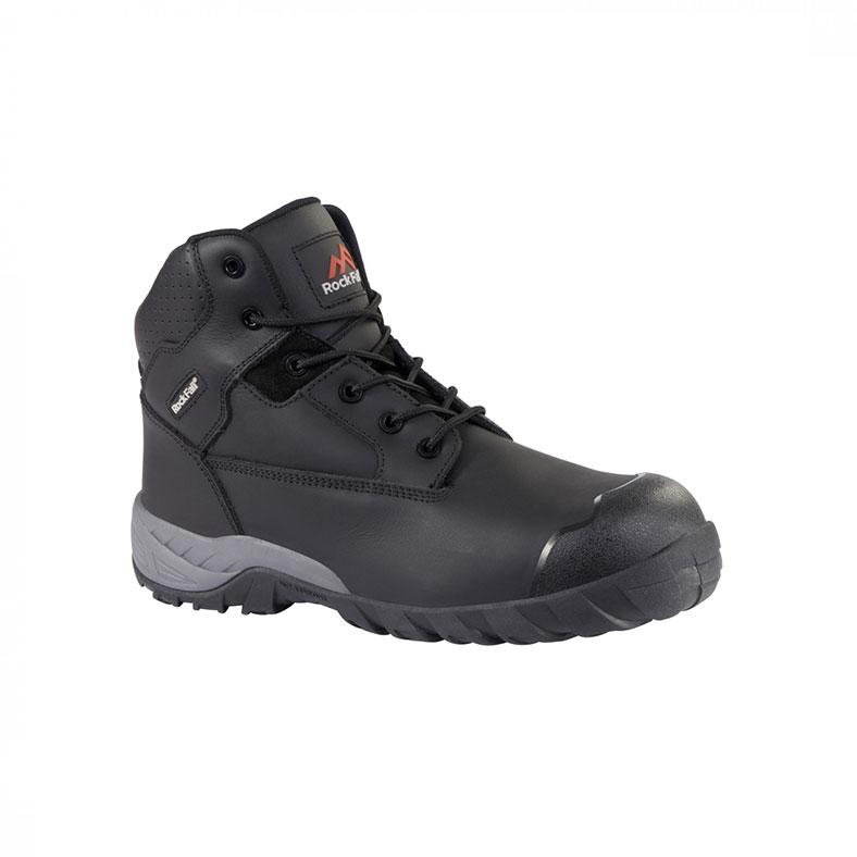 Rock Fall Flint S3 Safety Boots in Black