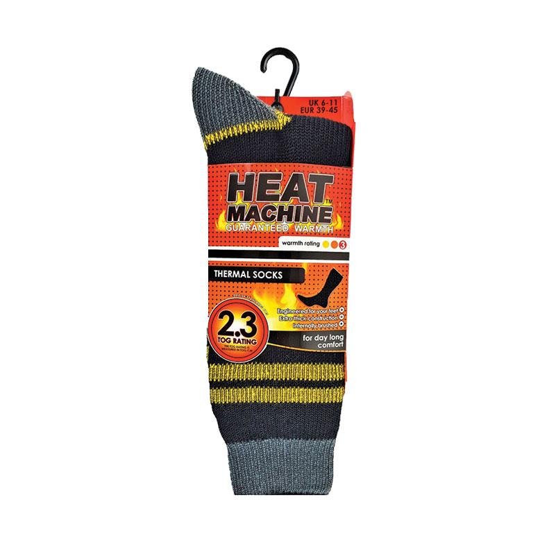 Heat Machine Thermal Workwear Sock in Assorted Colours