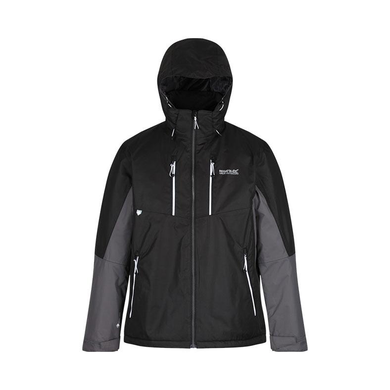 Regatta Fabens II Waterproof Insulated Jacket in Black/Grey