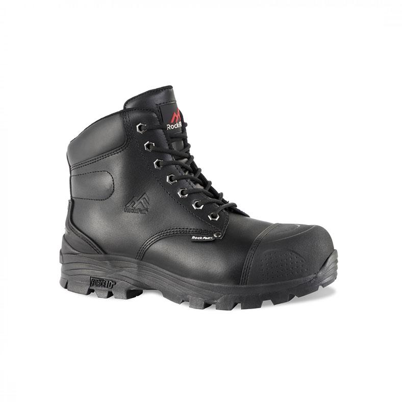 Rock Fall Ebonite S3 Safety Boots in Black