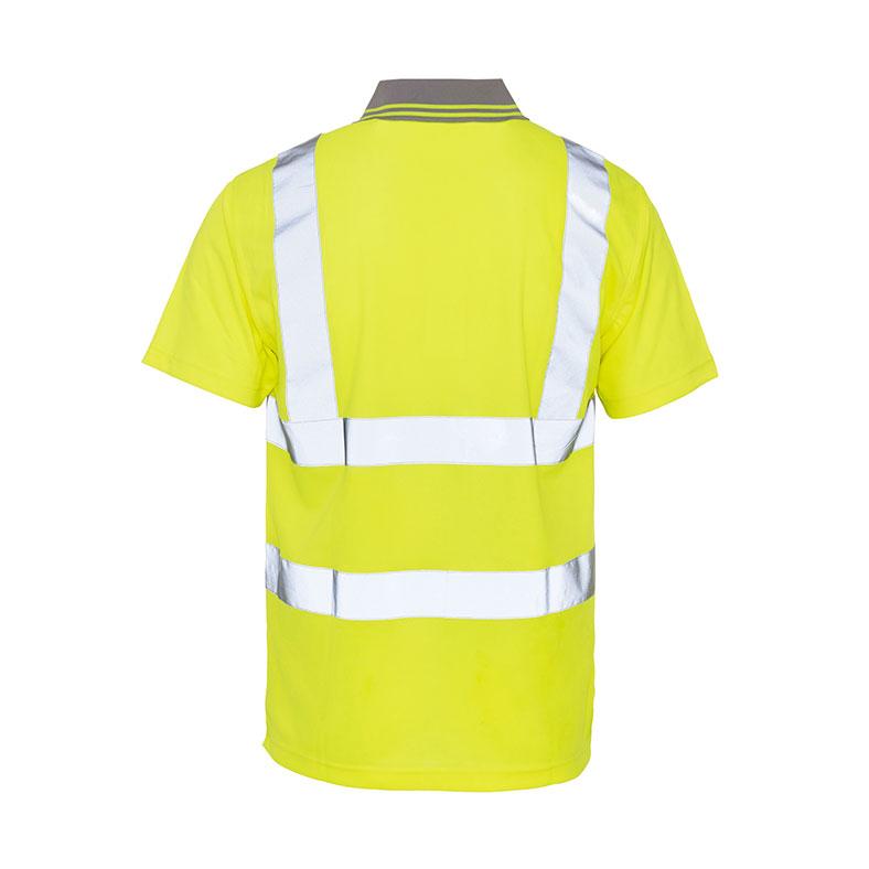 Hi-Vis Polo Shirt in High-Vis Yellow