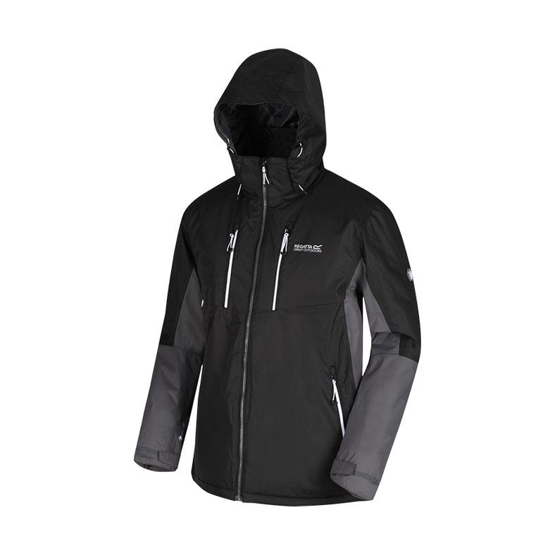 Regatta Fabens II Waterproof Insulated Jacket in Black/Grey