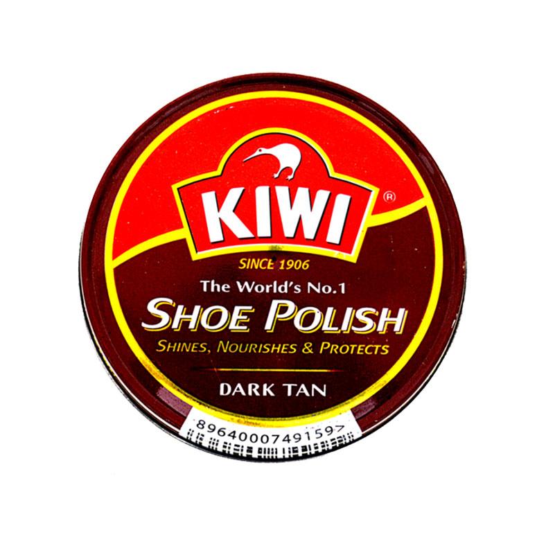 Kiwi Paste Polish in Dark Tan