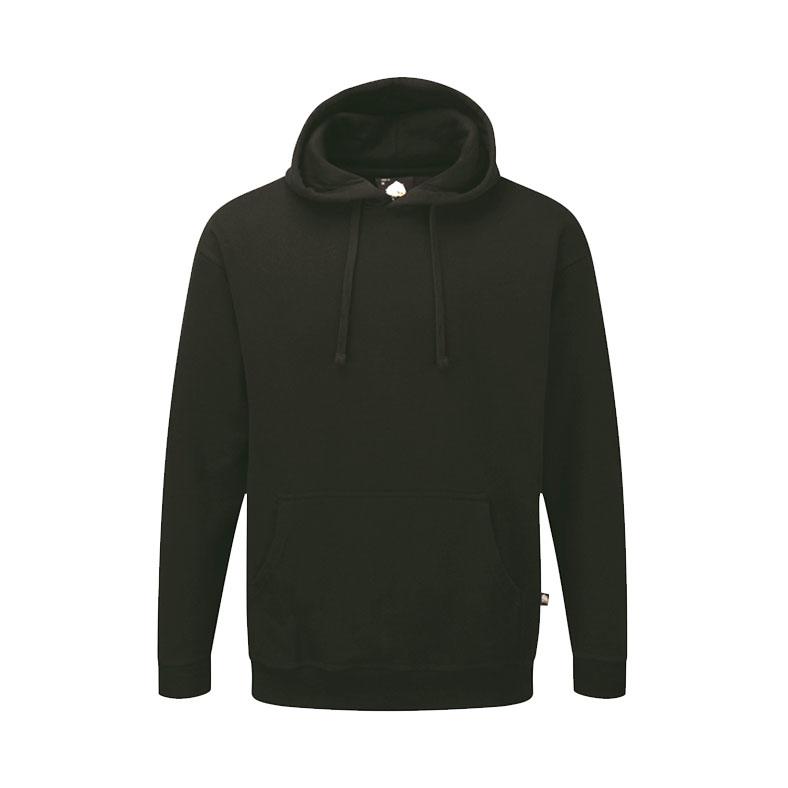 Orn Owl Hooded Sweatshirt in Black