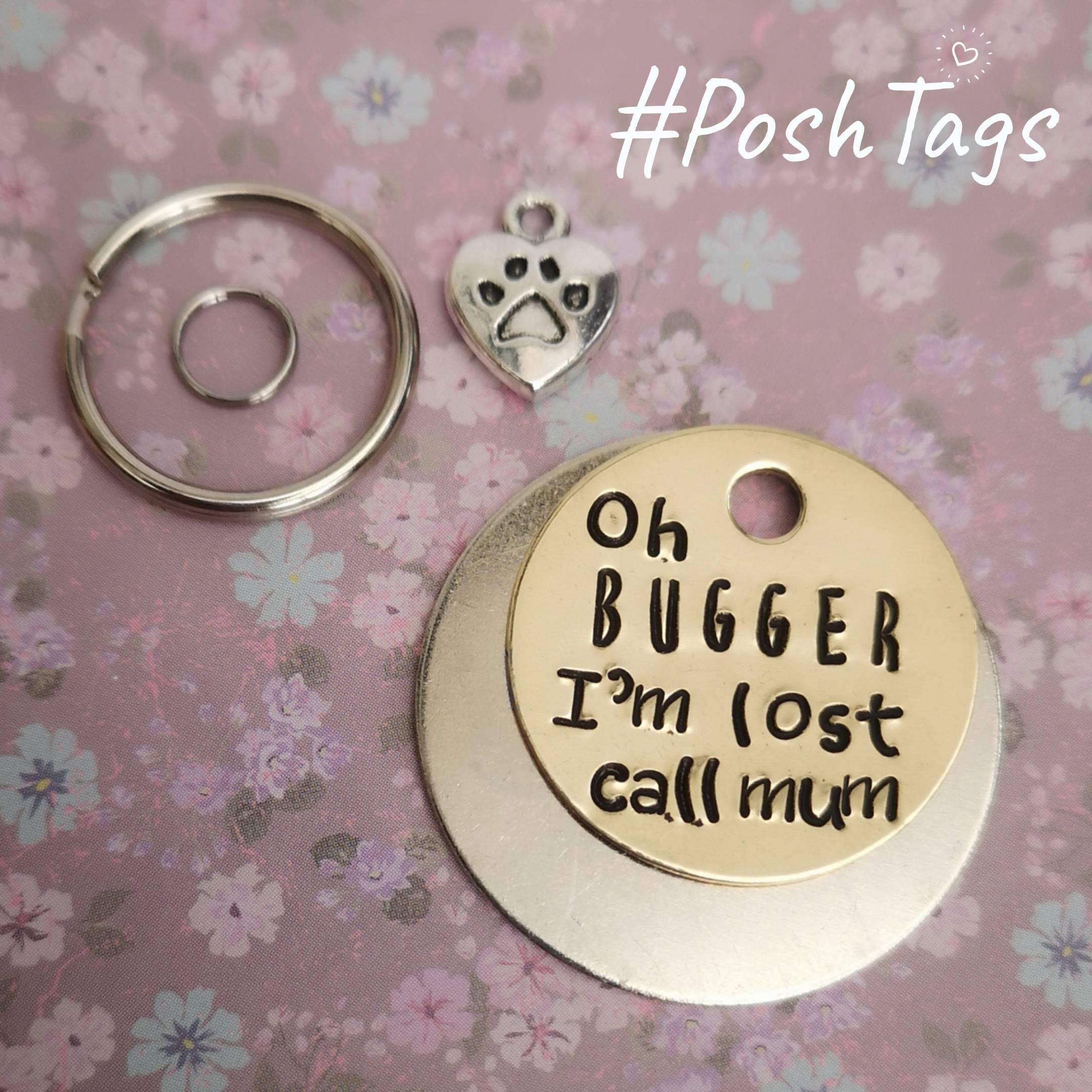 Oh Bugger Im Lost Pet Cat Dog Id Tag Poshtags