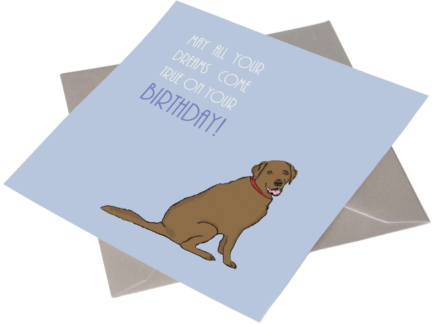 Labrador Birthday Card