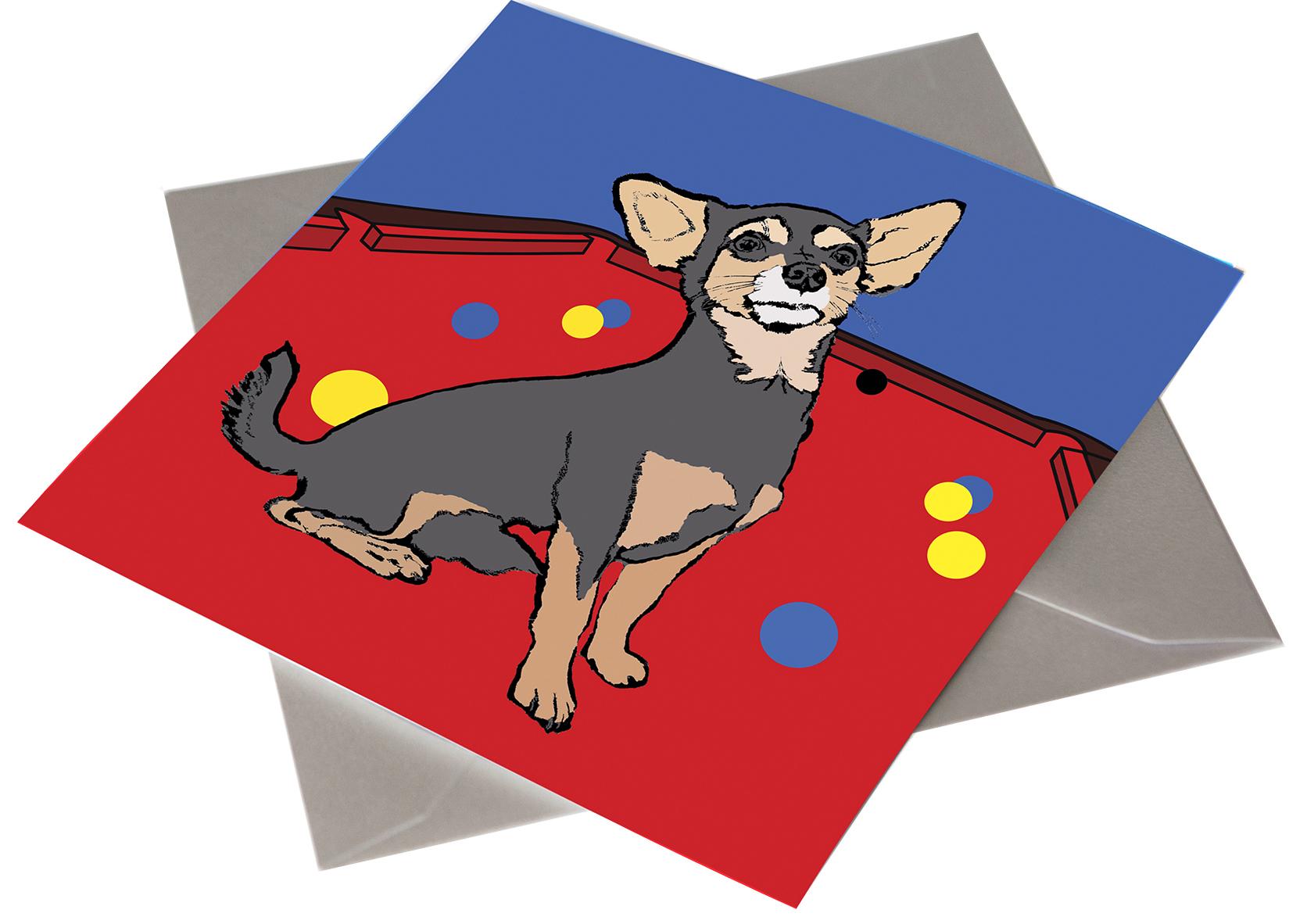 Chihuahua Greetings Card