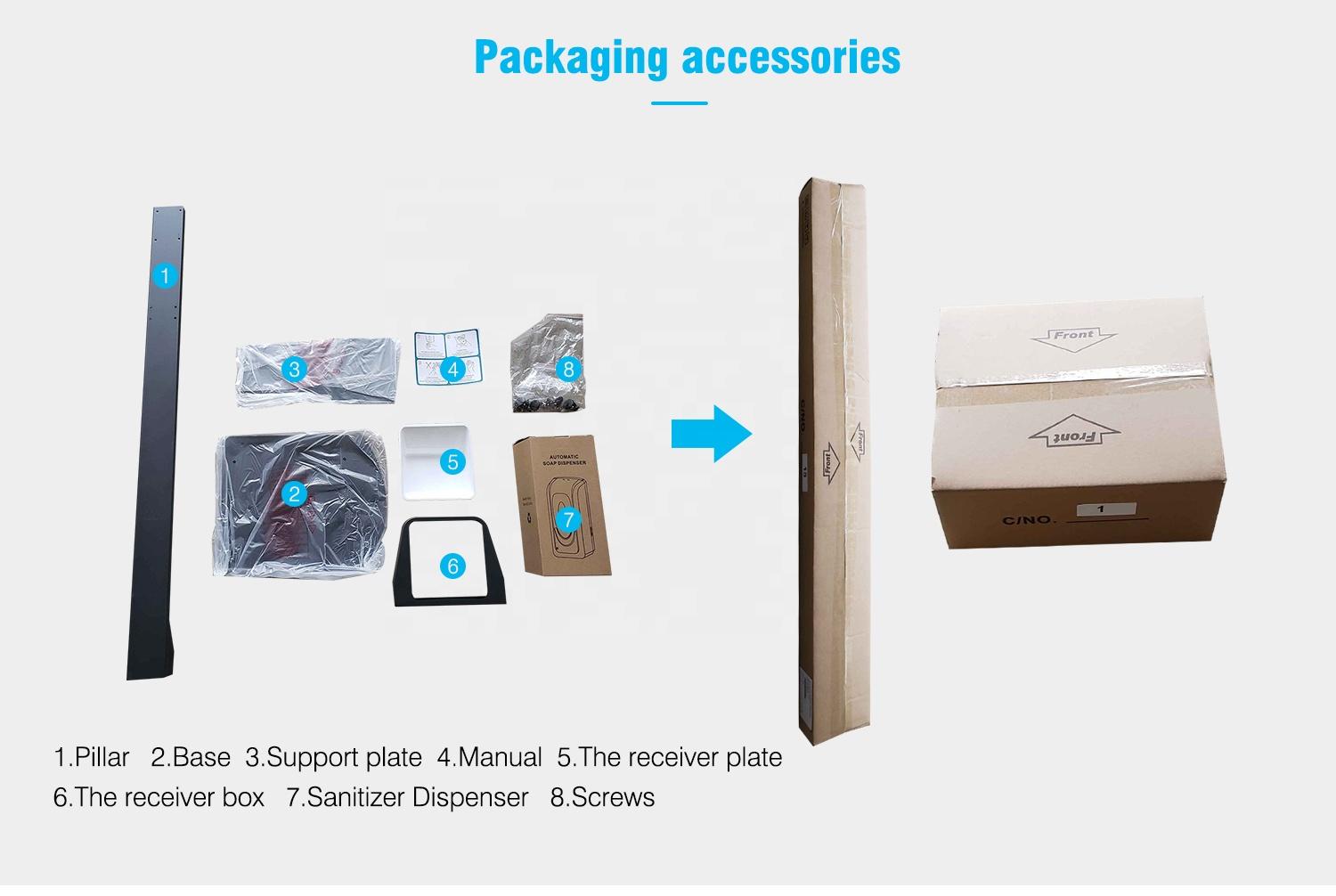 Touch Free Dispenser With Stand Drops Catcher Stand Included