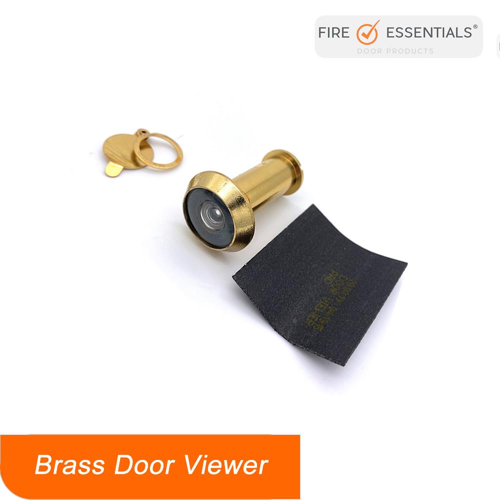 Fire Essentials Brass Door Viewer
