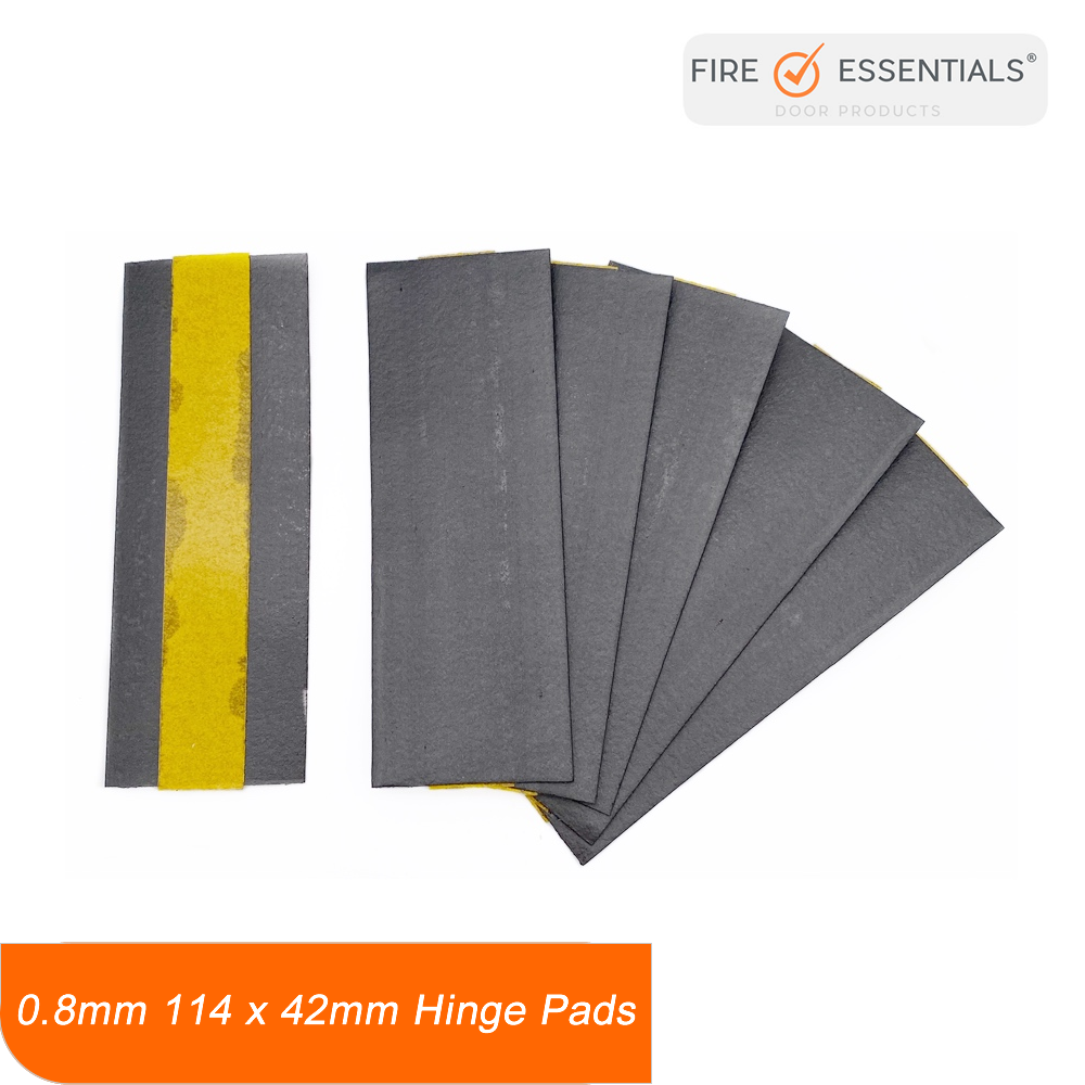 0.8mm Graphite 114 x 42mm Intumescent Hinge Pads