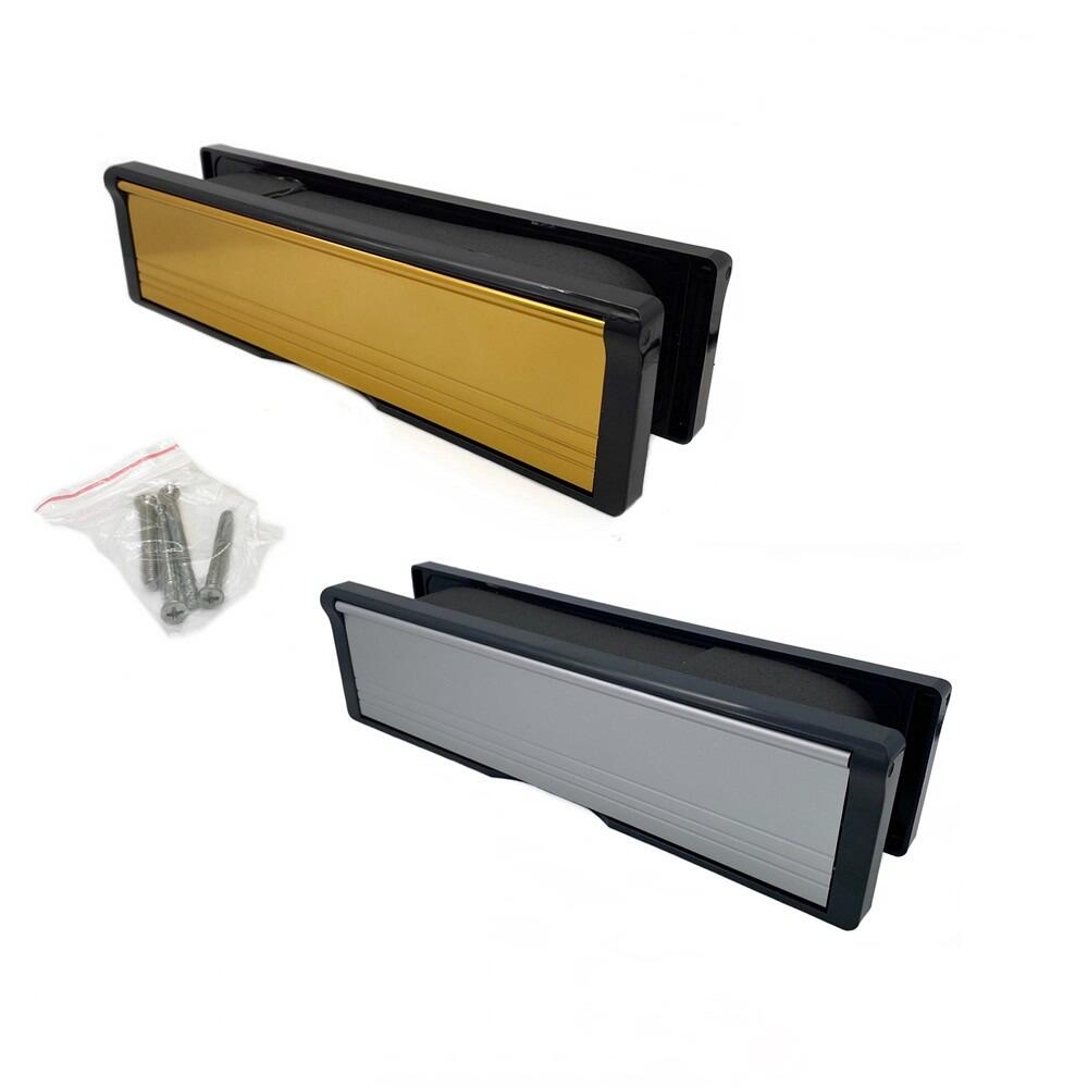 Fire rated 30 minute door letter plates with pre-installed intumescent liners from £12.99
