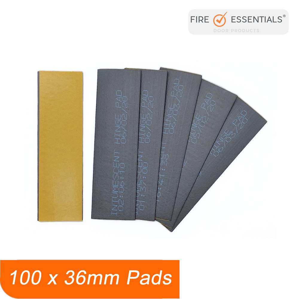 Intumescent 100 x 36mm hinge pads