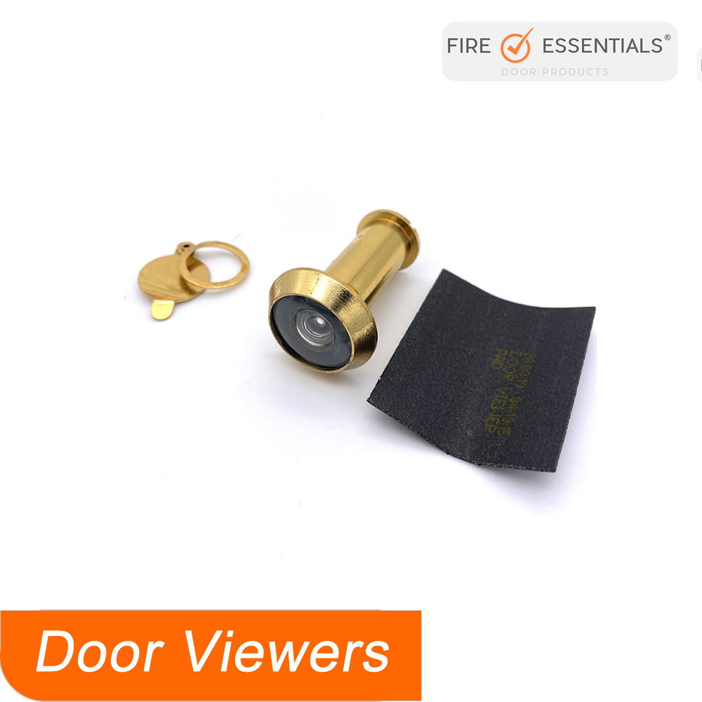 Fire Rated 14mm Door Viewers available in Chrome, Satin Chrome or Brass