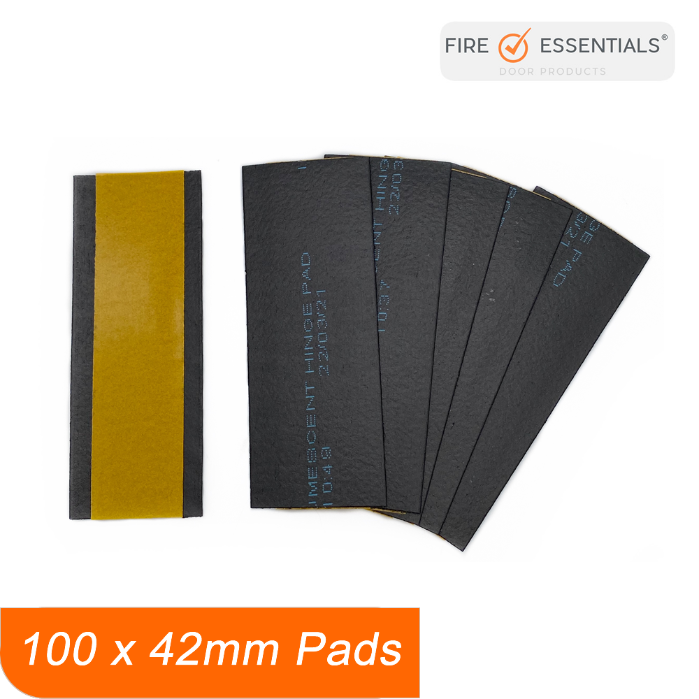 100 x 42mm Intumescent Hinge Pads