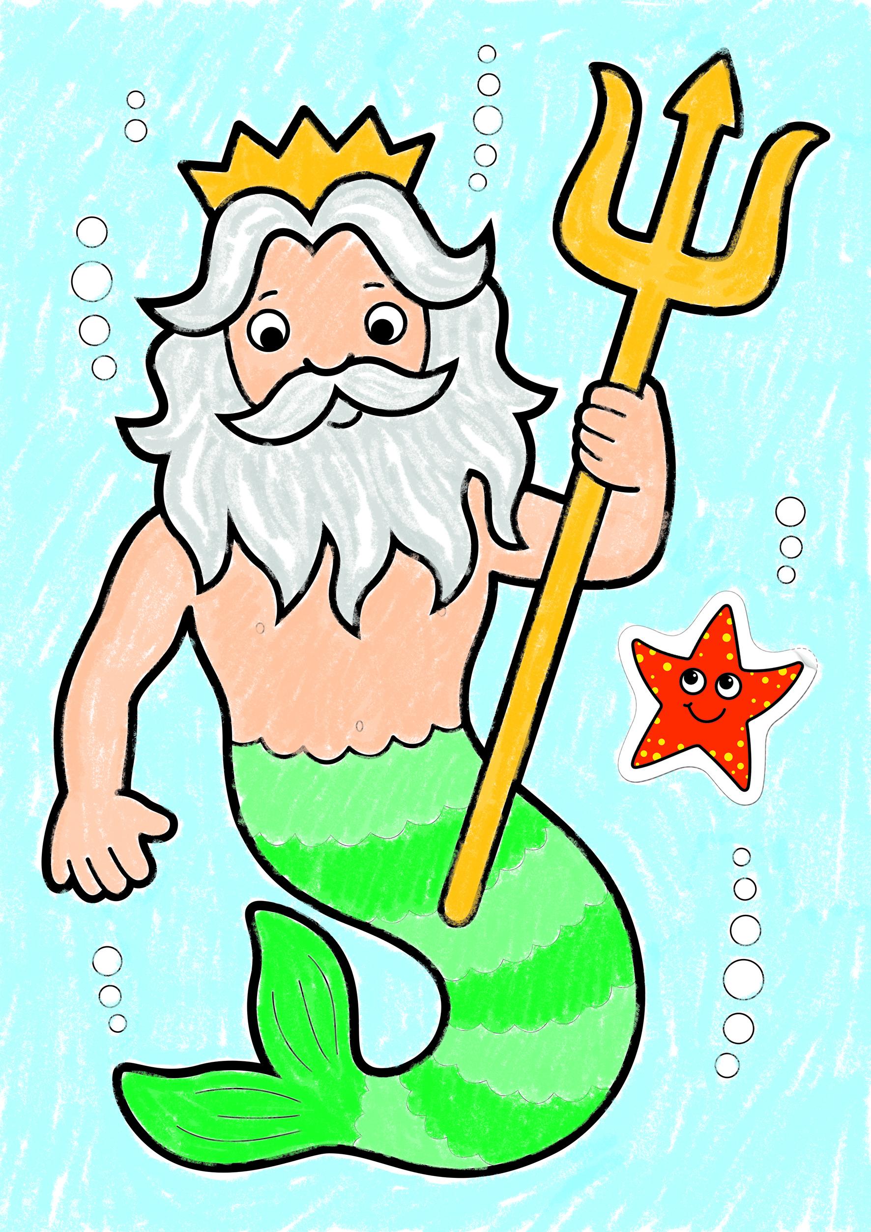 нептун морской царь картинки