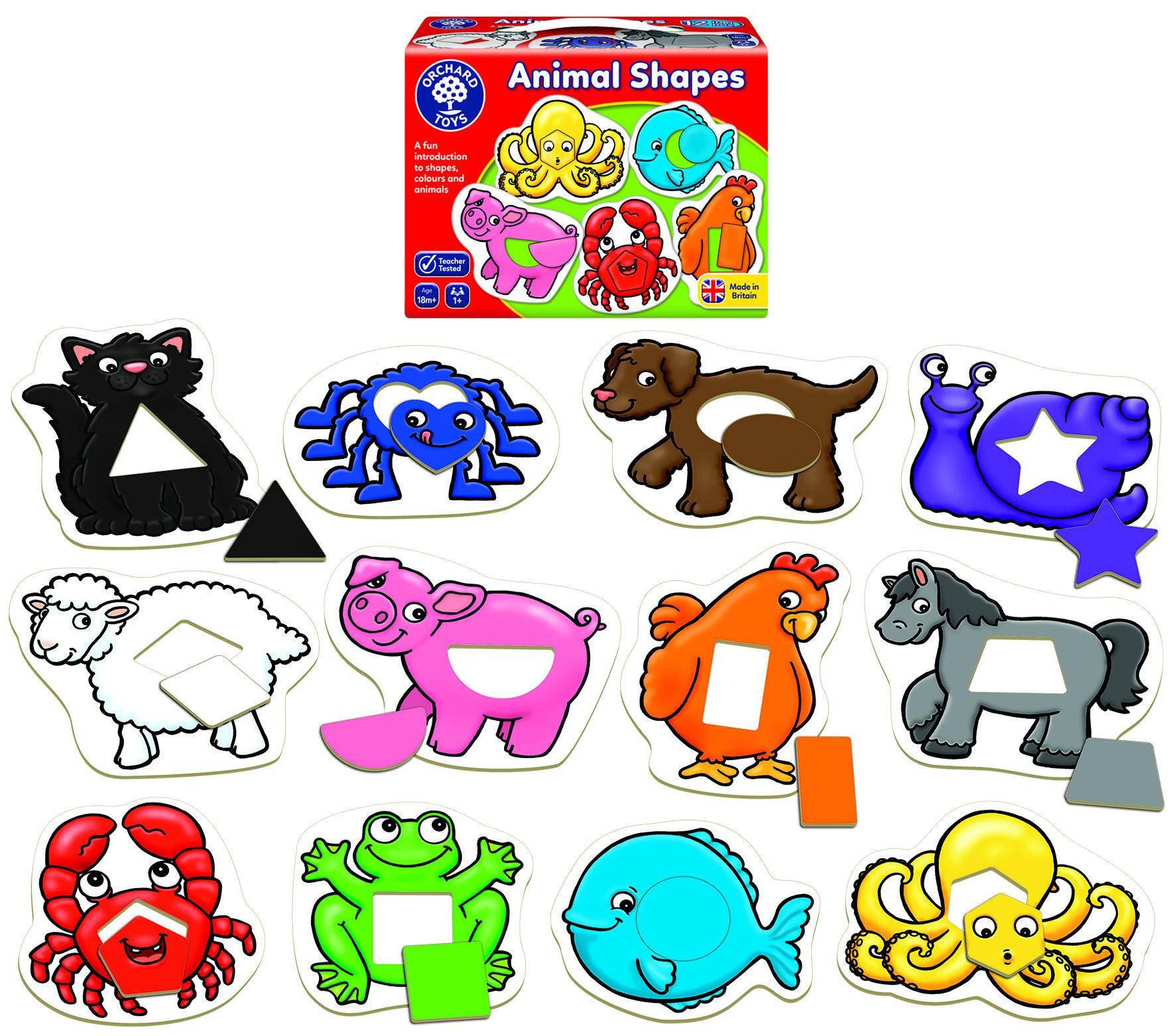 Animal shapes by Orchard