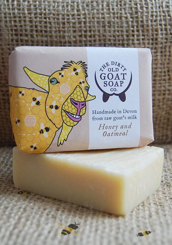 Honey and Oatmeal Goat's Milk Soap