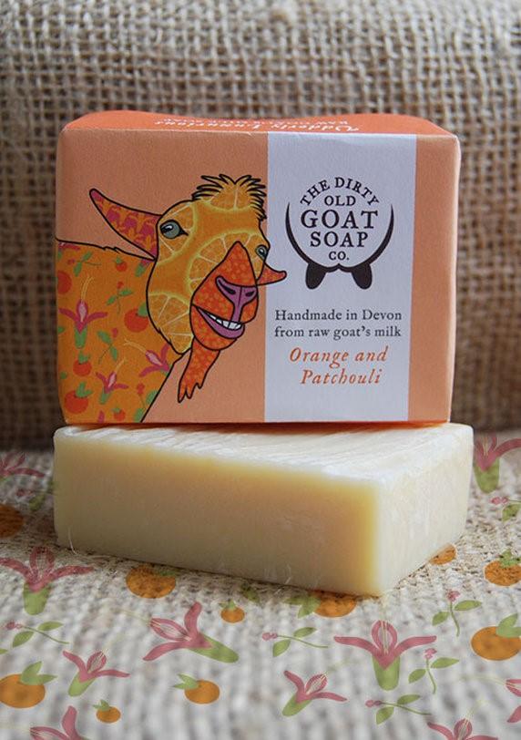 Orange and Patchouli Goat's Milk Soap