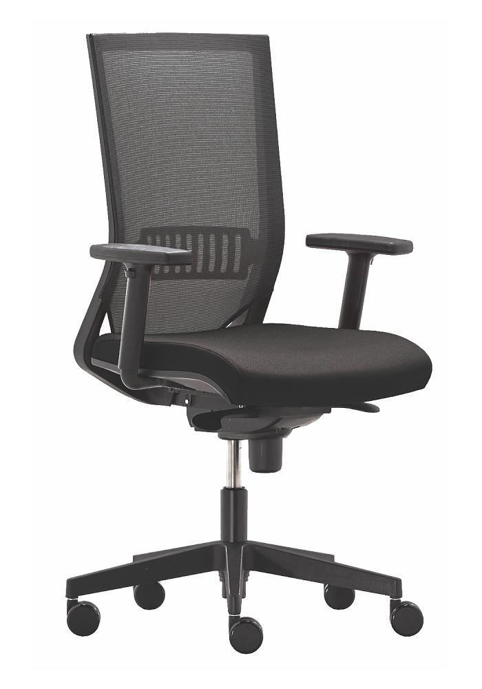 Office chair with breathable mesh and fabric - Leyform