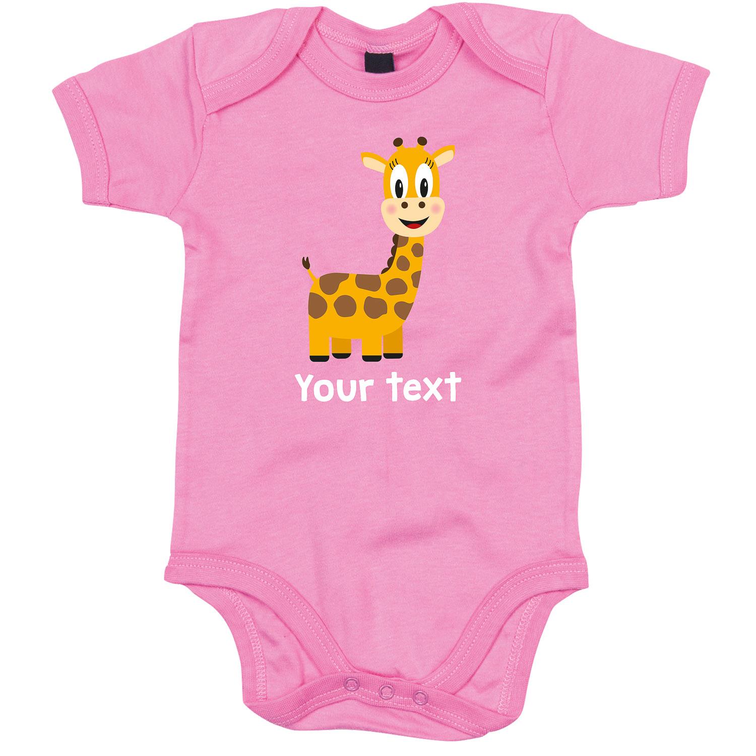 Personalised Giraffe Bodysuit