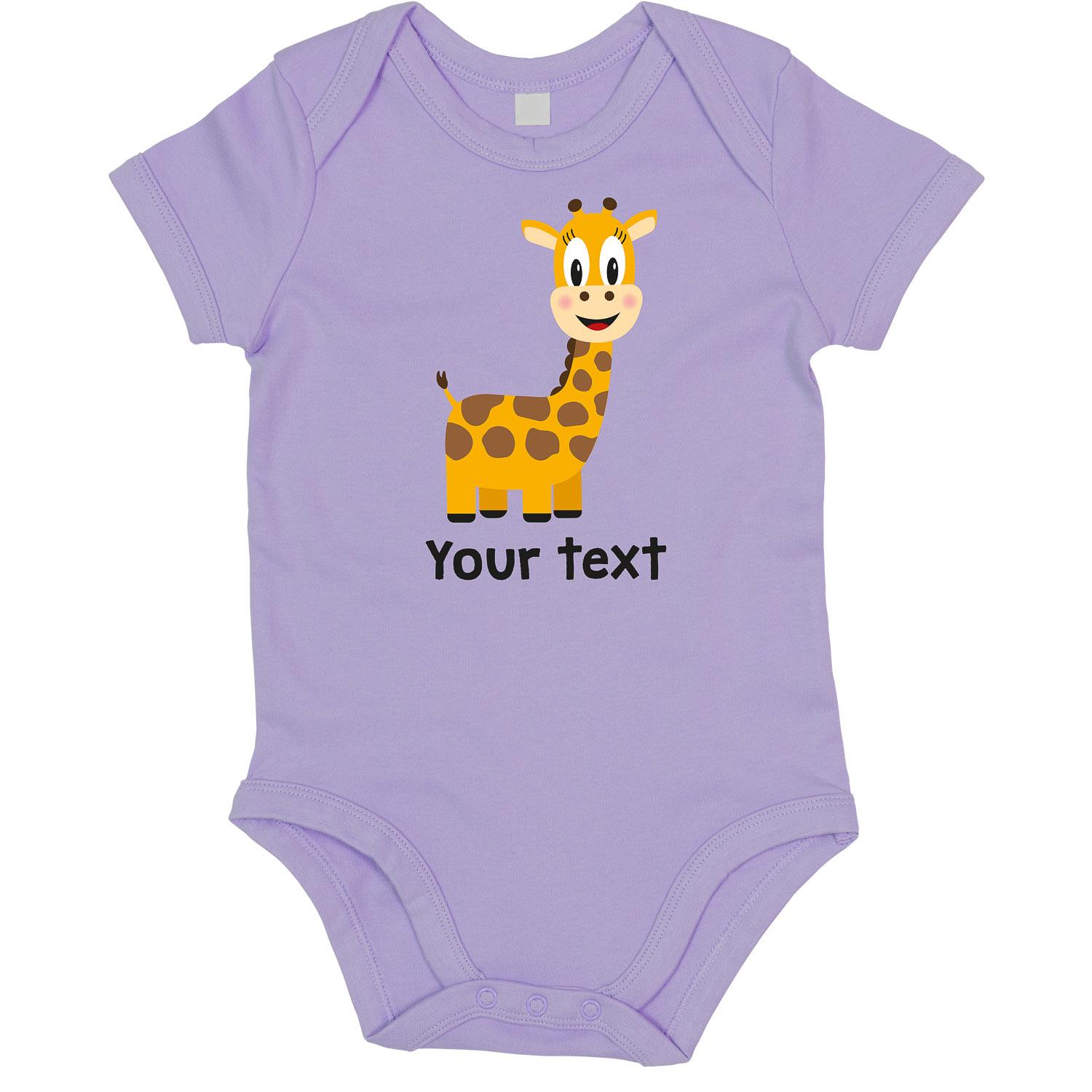 Personalised Giraffe Bodysuit