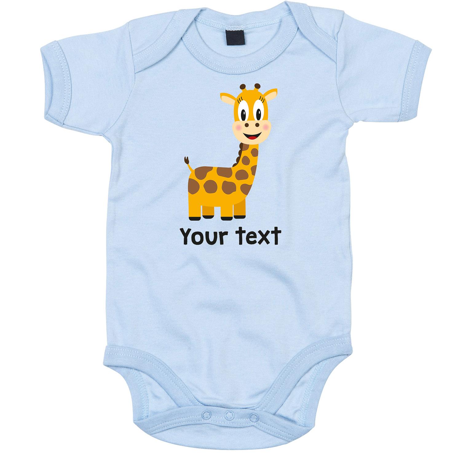 Personalised Giraffe Bodysuit