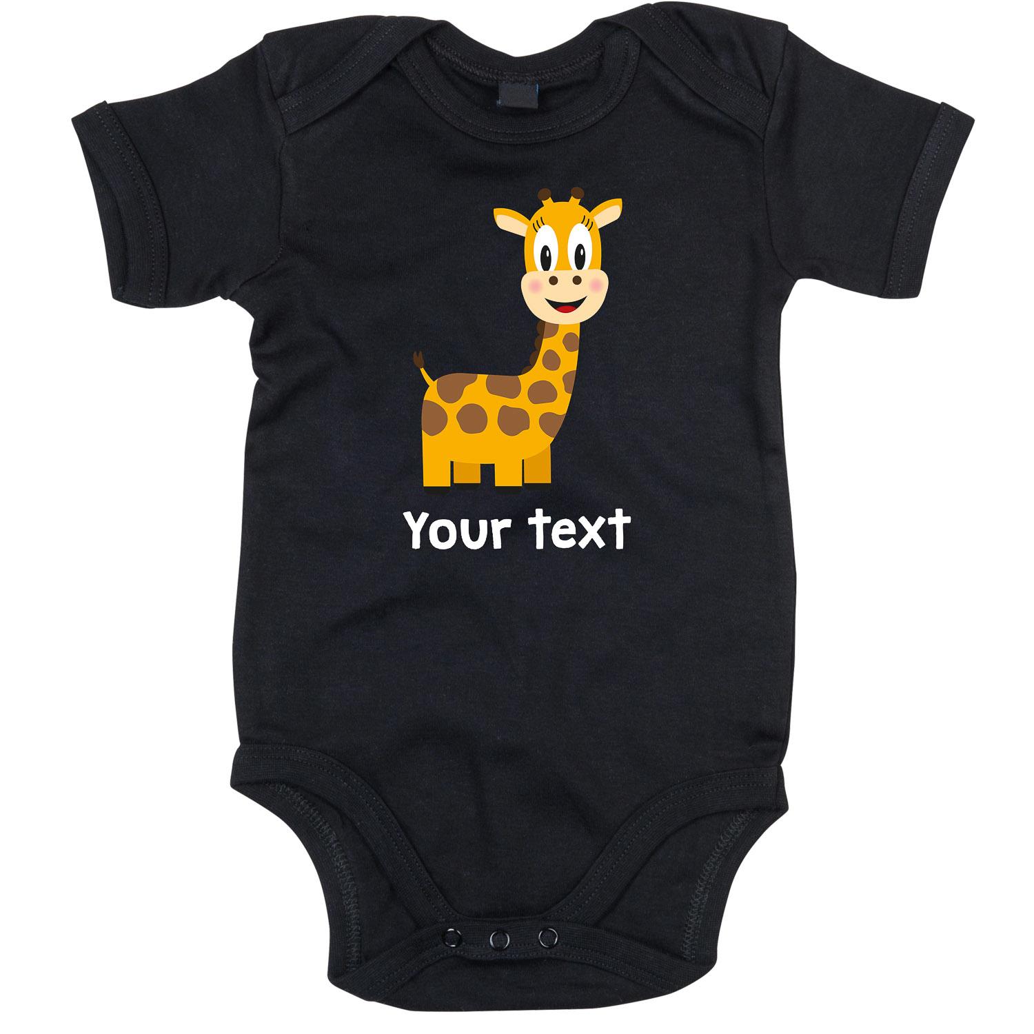 Personalised Giraffe Bodysuit