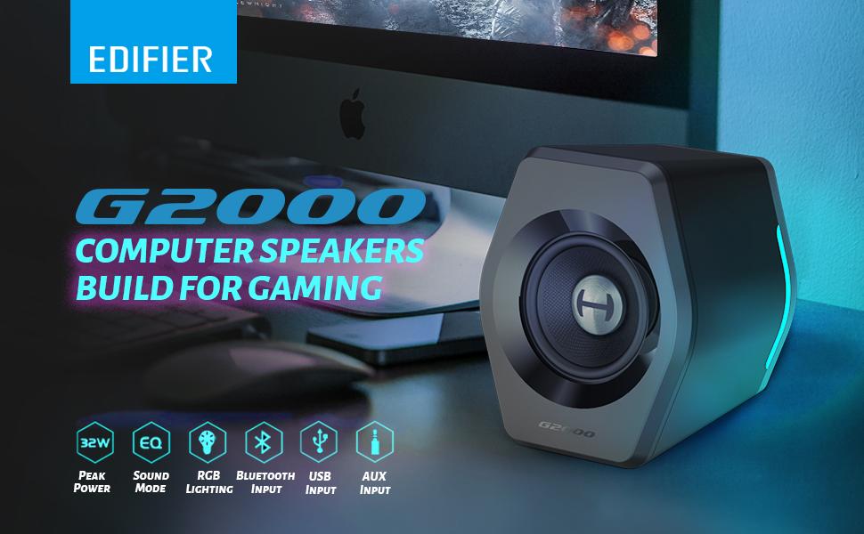 Edifier G2000 RGB Bluetooth PC Gaming Speakers