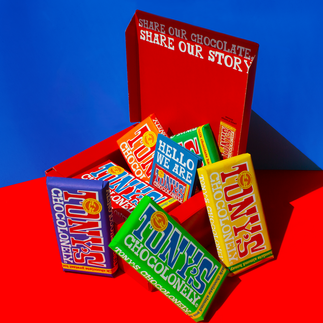 Tony's Chocolonely monthly Subscription box
