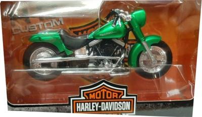 Harley Davidson FLSTF Street Stalker 2000 in green 1:18 scale model from Maisto