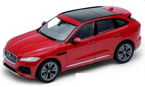 Jaguar F Pace in red 1:25 scale model from Welly