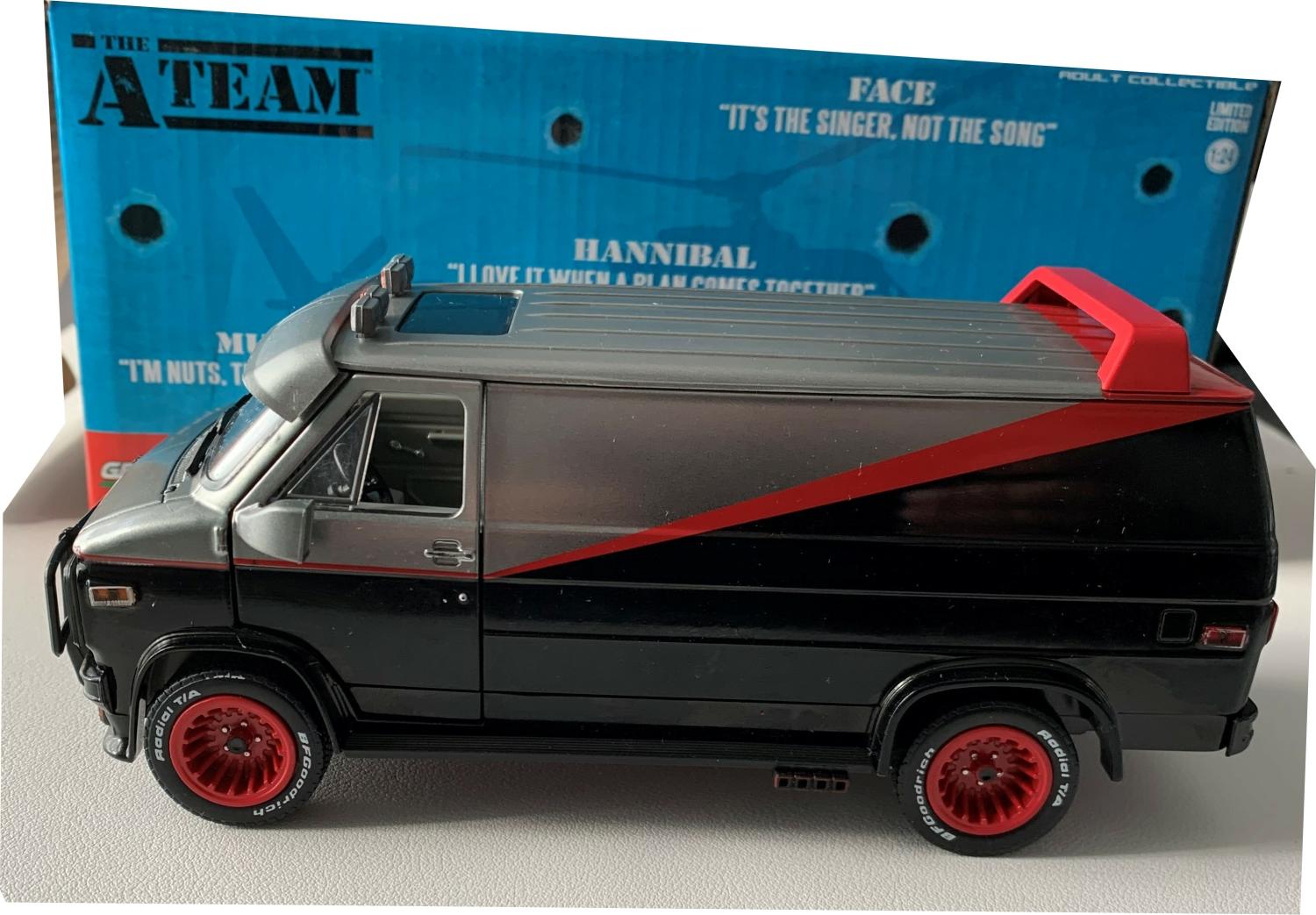 The A Team GMC Vandura 1983 (weathered version with bullet holes)