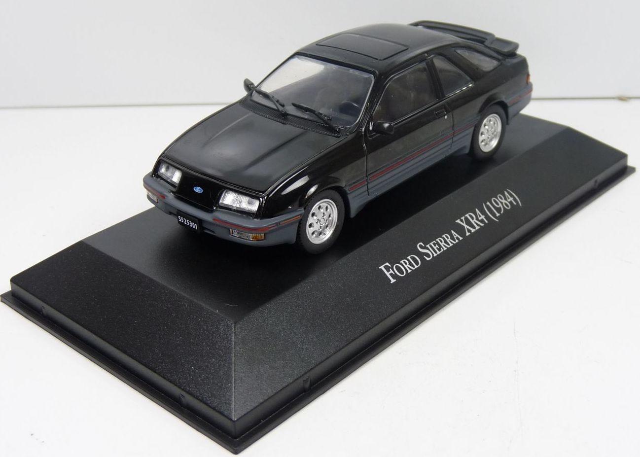 Ford Sierra XR4 1984 in black 1:43 scale model, car of the 80/90s collections